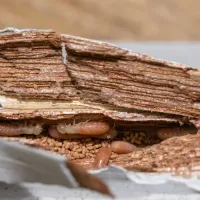 Termites in wood